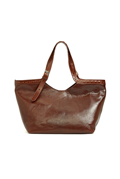 Network Kahverengi Kadın Deri Çanta