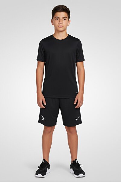 Nike 3Brand by Russell Wilson Kids Boys Embroidered Logo Training Shorts, Ant...