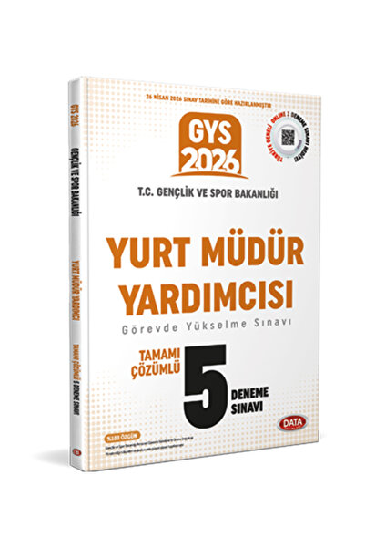 Data Yayınları T.C. Gençlik ve Spor Bakanlığı Yurt Müdür Yardımcısı Tamamı Çö...