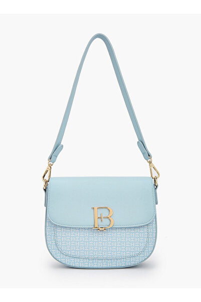 Flora Bella by Shoexpress Monogram Print Shoulder Bag with Flap