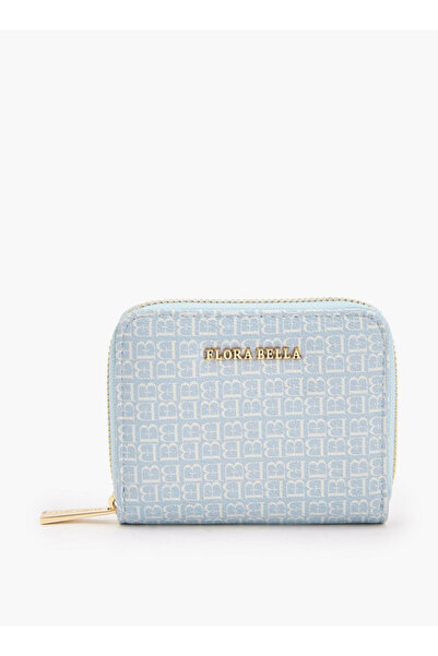 Flora Bella by Shoexpress Monogram Print Zip Around Wallet