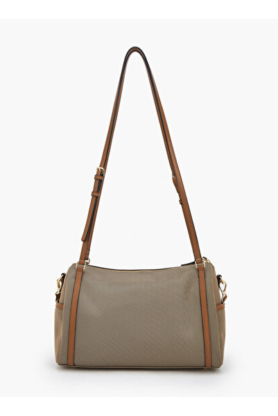 Celeste Monogram Print Shoulder Bag with Double Handle
