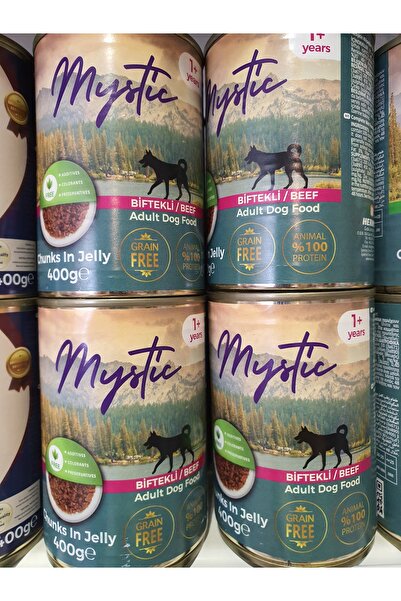 Mystic PATİLİMARKET KÖPEK KONSERVE BİFTEKLİ 400 GR