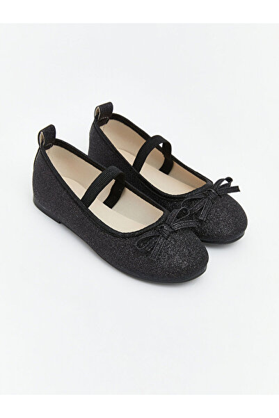 LC Waikiki Колекция Elsiva Черни момичешки обувки с пайети
