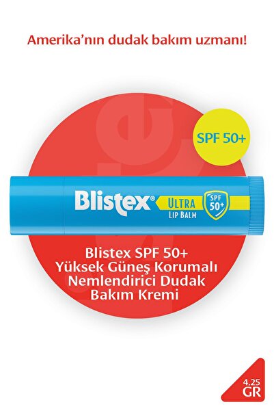 Blistex Ultra SPF50+Yüksek Güneş Korumalı,Vitamin, Antioksidan İçeren Yoğun N...
