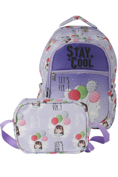 tom çanta Lets Fly School geantă sı ÇNT 5090/04 Set școlar geantă și set de n...