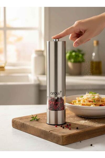 ROSSEV Arow Pilli Karabiber ve Tuz Değirmeni