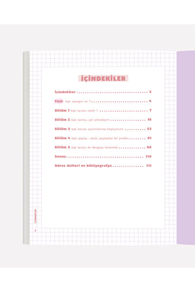 mabel kitap Aşk Tarotu: Benim Defterim - Mutlu İlişkiler için Aşk Tarotu - Ludivine Labbe & Adelia Nollet