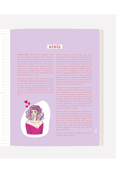 mabel kitap Aşk Tarotu: Benim Defterim - Mutlu İlişkiler için Aşk Tarotu - Ludivine Labbe & Adelia Nollet