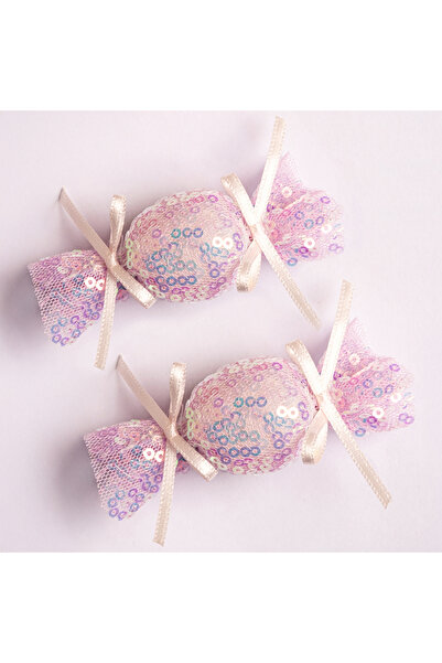 Coolimino Two Pieces of Sequined Candy Buckle