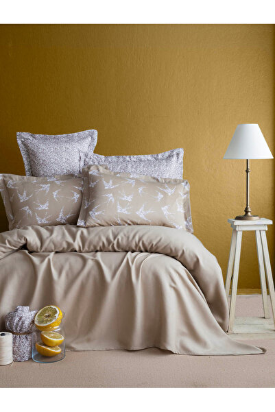 Apricitas HOME Σετ Μονό Ελεύθερο Μπεζ Μπαμπού Πικέ