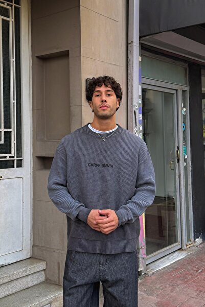 Flaw Wear Carpe Omnia Printed Knitwear Sweater