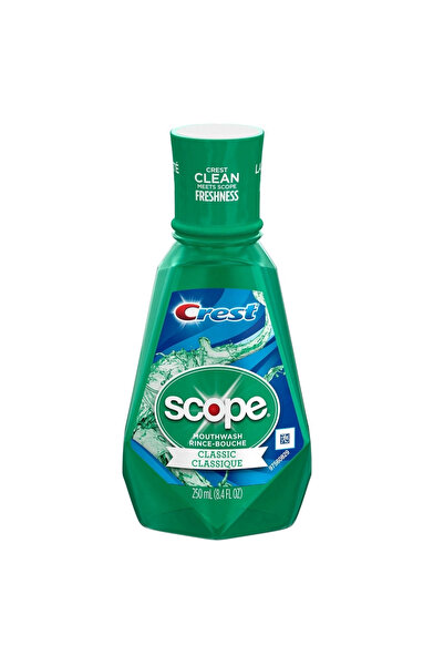 CREST Mouthwash, Crest, Scope Classic, Intense Freshness, Classic Mint, 250 ml