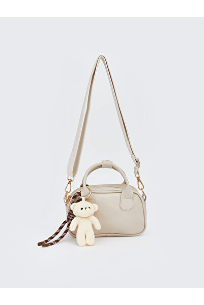 LC Waikiki Meral kolekcija ecru torba za devojčice sa uklonjivim remenom Torba