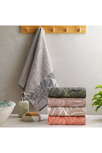 Schafer Home Adore Jakarlı Havlu 70x140 Cm 1 Parça-Gri