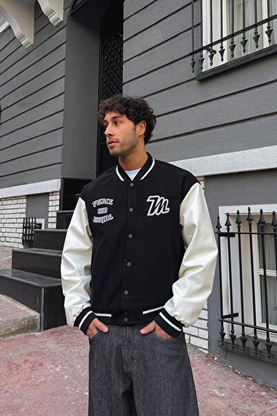 Flaw Wear Fierce Printed College Jacket