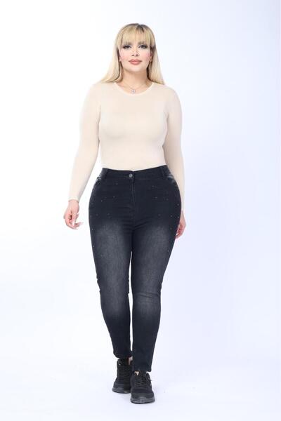 EYLÜLXXL Plus Size Stretch Ankle-Length Pants