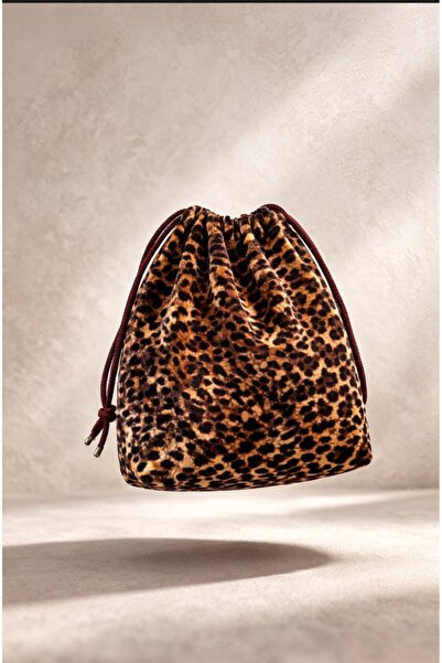 Mia Pera حقيبة كتف نسائية من القماش البرتقالي برباط