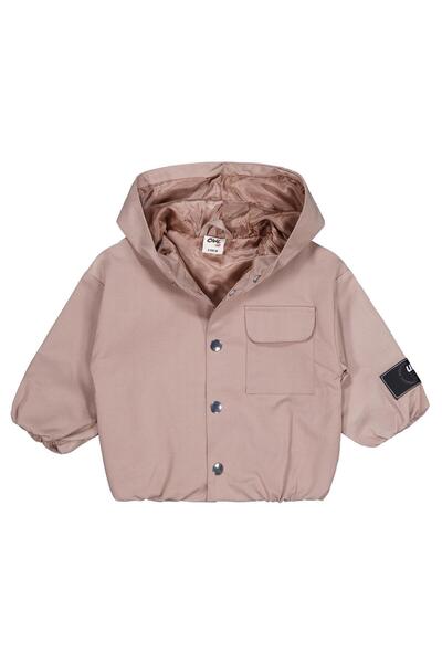 Civil Baby Back Printed Jacket for 6-18 Months - Beige 18-24 Months