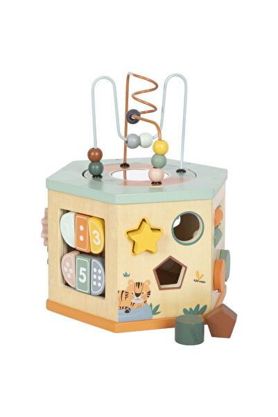 Small Foot Cub activități cu 7 laturi,Safari, Small Foot, 12 luni+