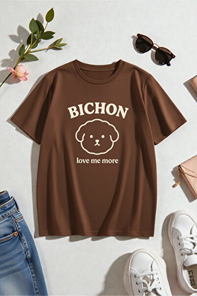 uyguntarz Unisex Love Me More Printed Design Tshirt