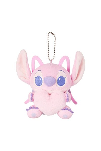 Disney Stitch Lisanslı Kalpli Peluş Oyuncak (Angel)