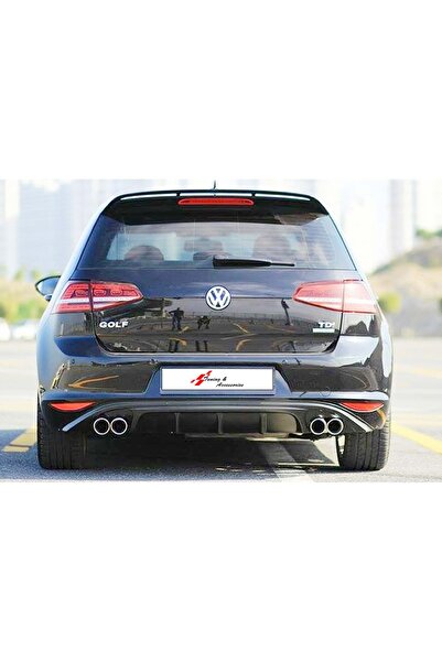Tuning Vadisi Golf 7 Style Arka Difüzör (Plastik) Piano Black 2012 2013 2014 ...