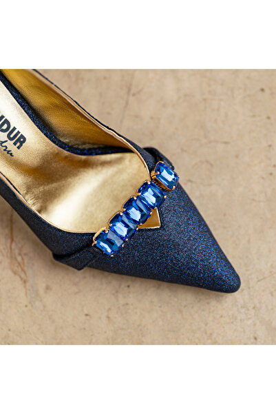 CONDUR by alexandru Women's Shoes Hourglass Heel Marta Glitter Indigo - 36