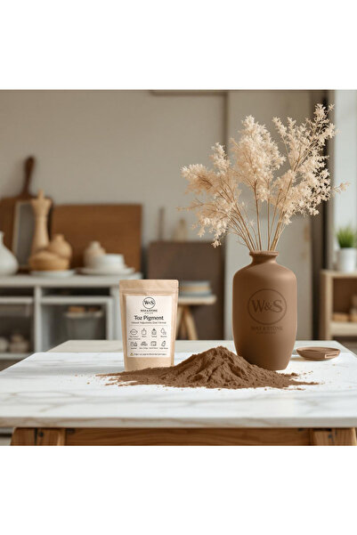 Wax&Stone ATELIER Kahverengi Toz Pigment (RAL 060 30 27) Taş Tozu Beton Alçı ...