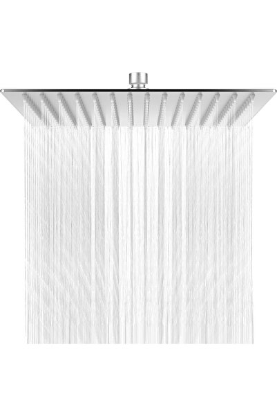 HAUSPROFI Cap de duș tip ploaie din oțel inoxidabil - Dușuri fixe cu jeturi d...