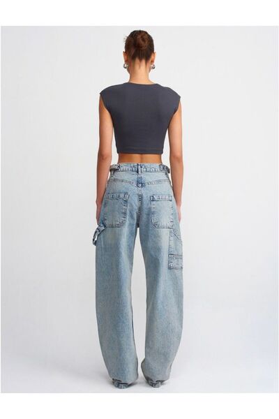 LA TUBA P'R'E'M'İ'U'M S'E'R'İ's'E's Women's High Waist Epaulet Detailed Side ...