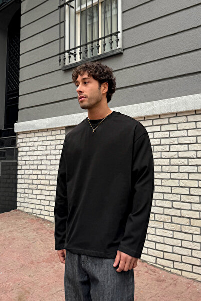 Flaw Wear Basic Oversized Long Sleeve T-Shirt