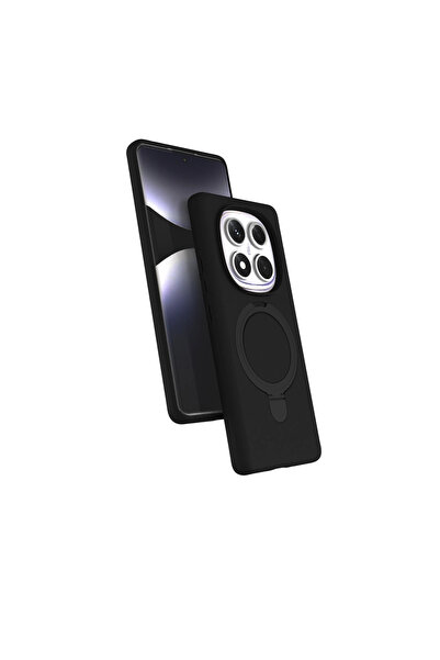 eco port غطاء Redmi Note 14 Pro 4G Regal مع حامل Magsafe - أسود