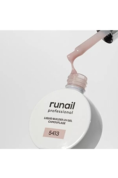 RUNAIL Liquid Builder Gel 15 ml Fırçalı Likit Jel - 5413