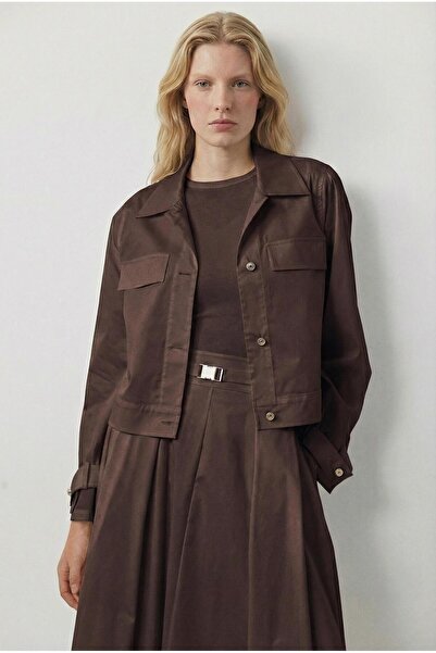 TERZİ DÜKKANI PARİS KOTON CEKET KAHVE