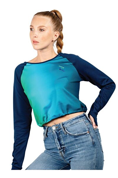 Zaecy Women's Full Sleeve Crop Top