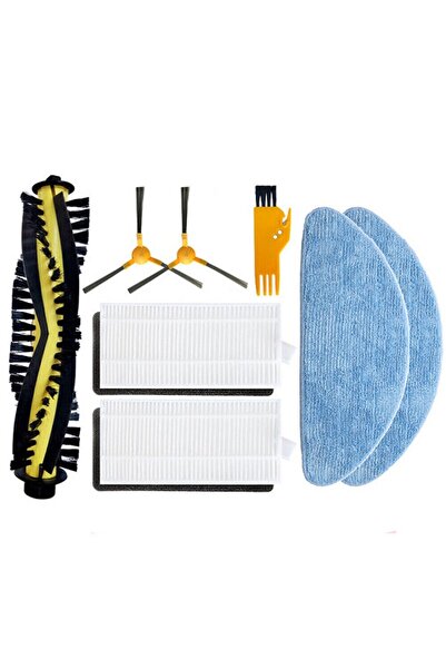 NO BRAND مناسب لـ NEATSVOR X500 مكنسة كهربائية مزودة بفلتر HEPA، قطعة قماش لل...