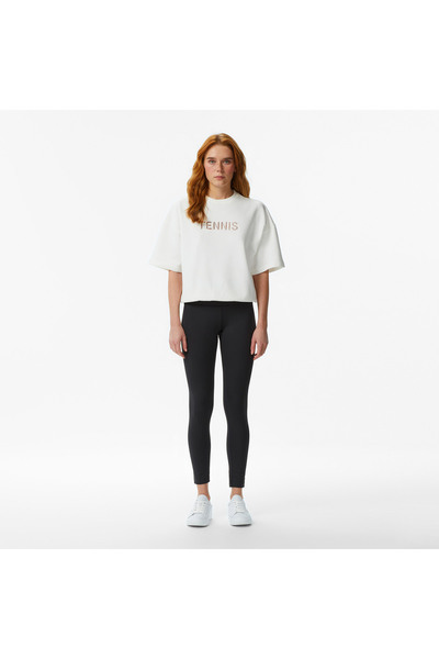 Lacoste Kadın Slim Fit Siyah Tayt