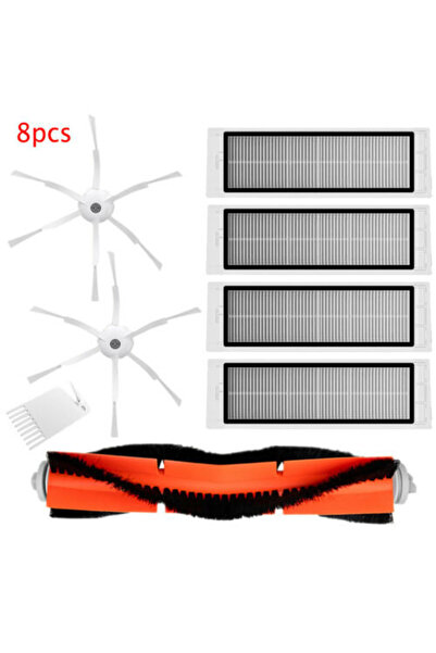 NO BRAND مناسب لفرش مكنسة روبوروك S5 S6 ماكس S50 S51 S55 S6 بيور