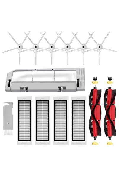NO BRAND مناسب لمجموعة قطع الفرشاة الرئيسية/الفلتر/قماش المسح لروبوروك S5 ماك...