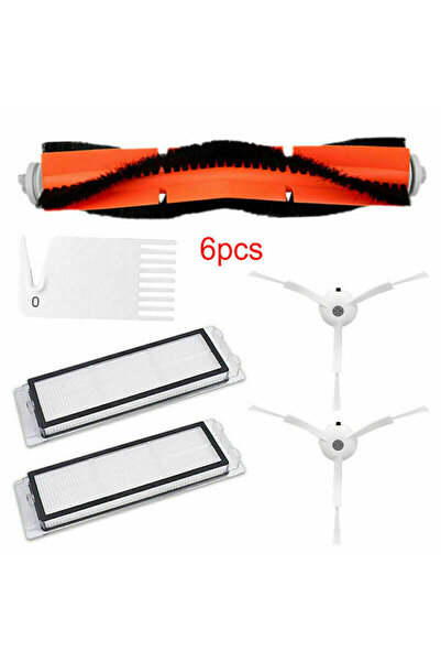 NO BRAND مناسب لفرش مكنسة روبوروك S5 S6 ماكس S50 S51 S55 S6 بيور