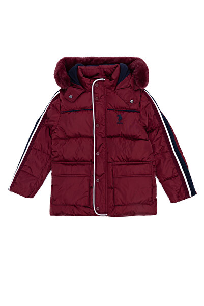 U.S. Polo Assn. Boy's Cherry Coat 50254183-Vr223