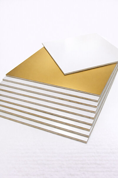 Ege Concept Life 35x45 Dikdörtgen Pasta Tabanı | Çift Taraflı Gold Beyaz Sunu...