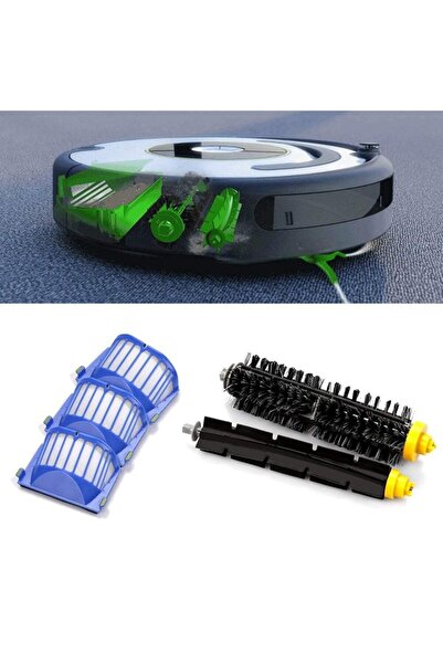 NO BRAND مناسب لمجموعة ملحقات الاستبدال، ومناسب لمكنسة iRobot Roomba الكهربائ...