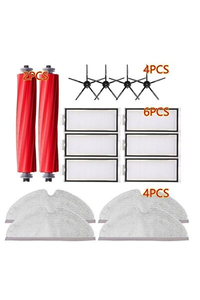 NO BRAND مناسب لمكنسة روبوروك Q7 ماكس / ماكس+ / تي 8 الكهربائية، فرشاة جانبية...