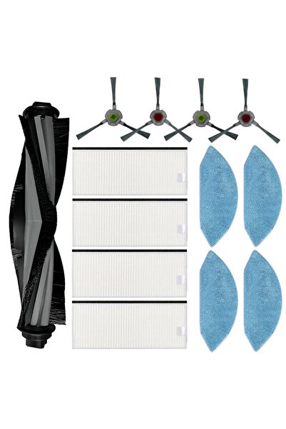 NO BRAND مناسب لمجموعات فرشاة جانبية وفلتر وممسحة وبكرة مكنسة إيكوفاكس ديبوت ...