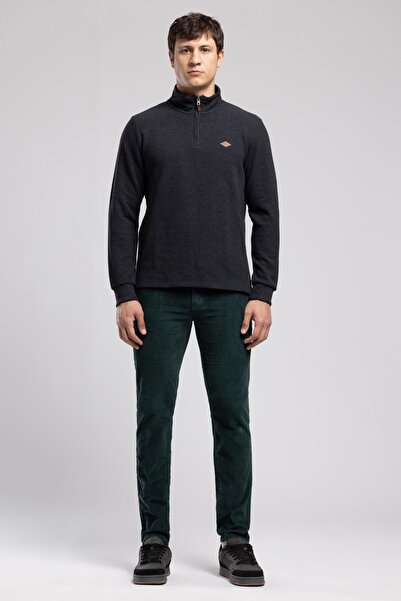 Lee Cooper Pierce normal waist slim cut straight leg men's trousers emerald