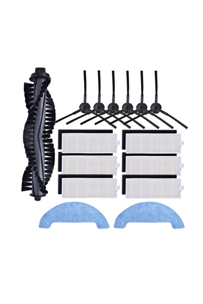 NO BRAND مناسب لمجموعة الملحقات، مناسب لـ Ilife A4 A4S A40، فلتر HEPA، فرشاة ...