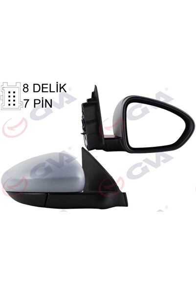 GVA Dış Dikiz Aynası Sağ Egea 15 Elektrk+ısıt+sensör+astar 7 Fiş Vm-6157ehpsr...