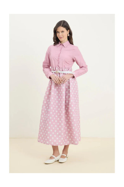 Line By Touches Helena Polka Dot Dress